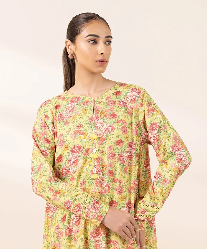 Printed Arabic Lawn Shirt