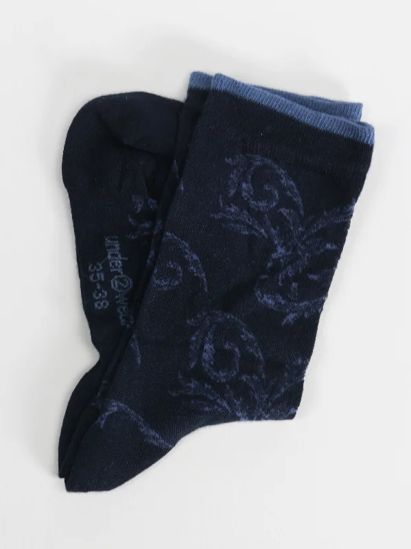 1 Pair Jacquard Socks