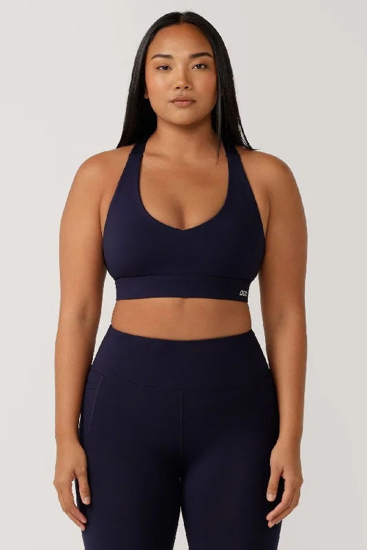 Amy Sports Bra - French Navy