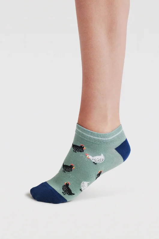 Celia Chicken Trainer Socks