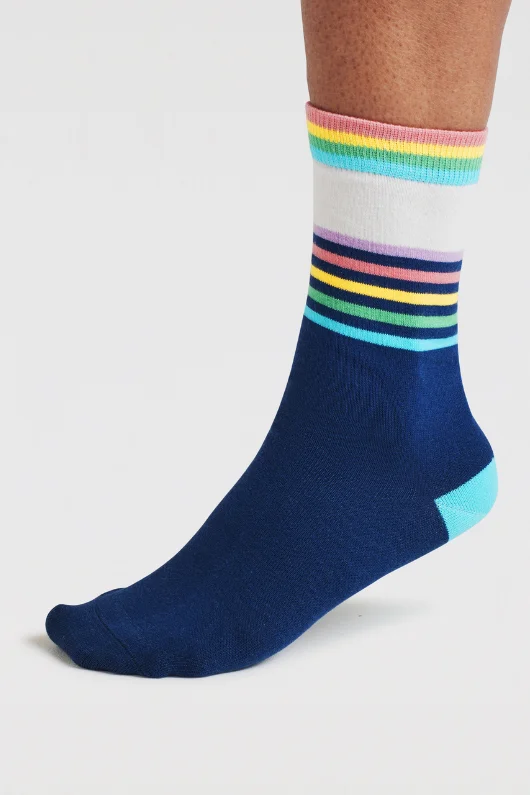 Clara Rainbow Stripe Socks