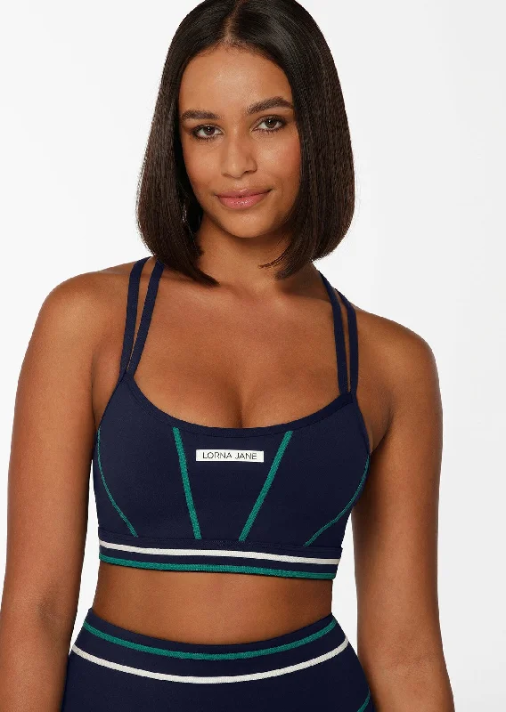 Home Run Sports Bra - French Navy