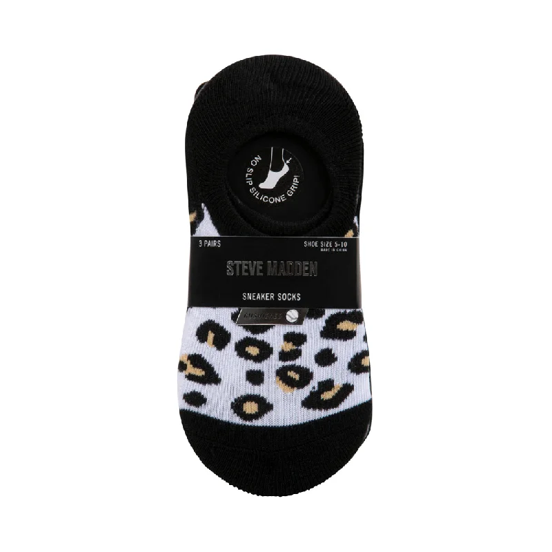 3PK WOMEN'S BLACK MULTI SNEAKER SOCKS