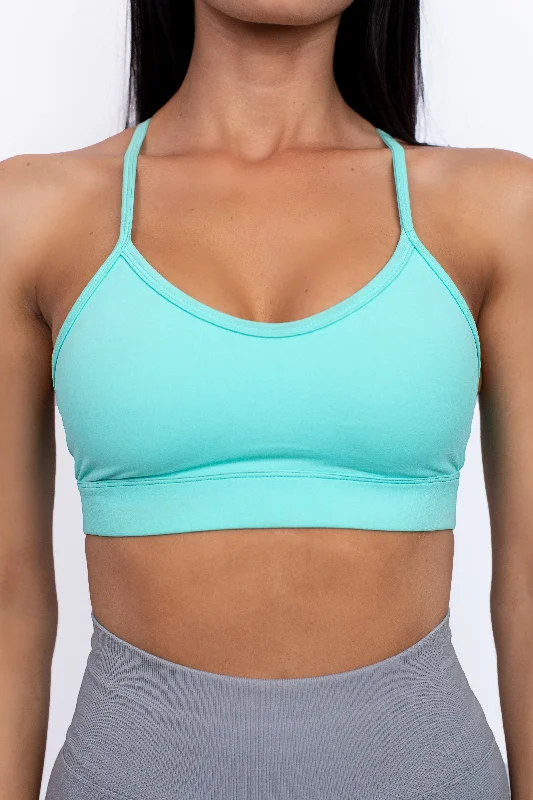 Swift V-cut Sports Bra - Seafoam