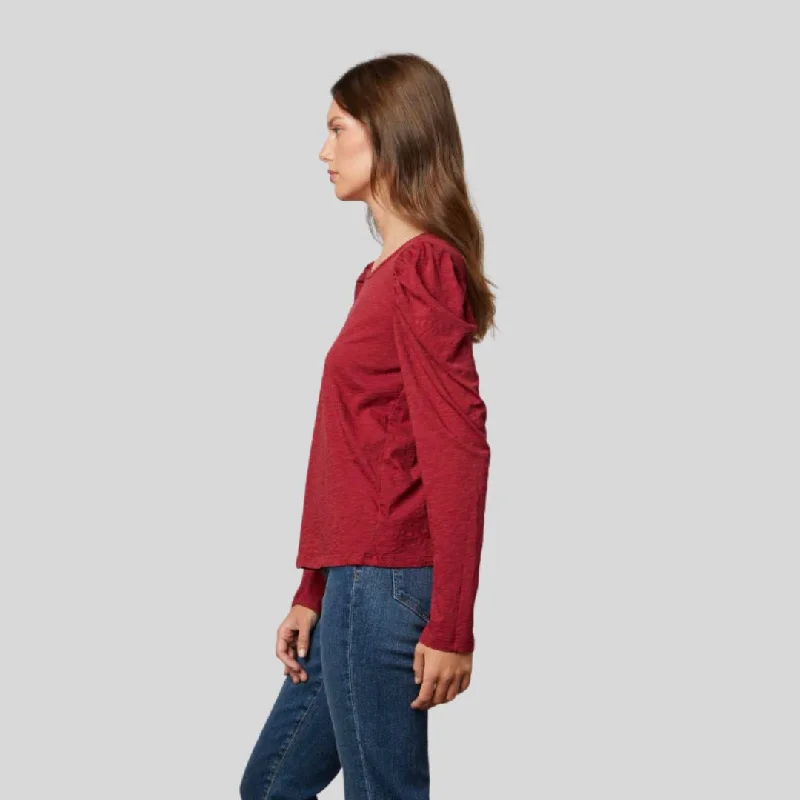 Tora Long Sleeve Top (Malbec)