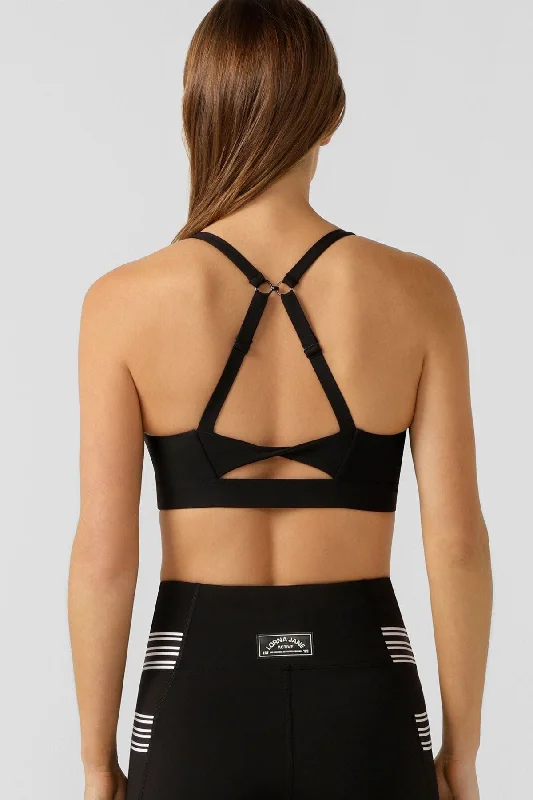 Wild Side Sports Bra | Black