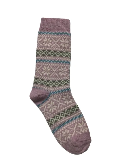 Wool Fairisle Sock